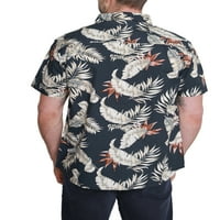 Pacific Marlin férfiak rövid ujjú hawaii szőtt ing