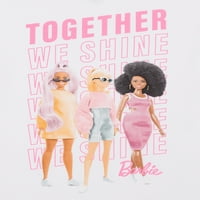 Mattel együtt ragyogunk Barbie lányok rövid ujjú grafikus póló, méret 4-18