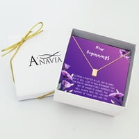 Anavia új kezdetek Ajándékkártya neki, új munka ajándék, új kapcsolat Ajándékkártya, felvidítani ajándék nyaklánc, bátorító ajándék