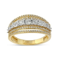 Imperial 10K sárga arany 1 2ct tw gyémánt női gyűrű