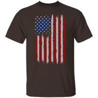Graphic America Walmart bajba jutott amerikai zászló férfi grafikus póló július 4 -i függetlenség napjára USA hazafias ünnepi