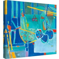Képek, Frutas en Azul, 20x20, dekoratív vászon fali művészet