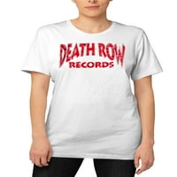 Death Row női juniorok piros bandana logó rövid ujjú grafikus póló
