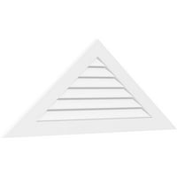 44 W 14-5 8 H Háromszög felszíni PVC Gable Vent Pitch: Funkcionális, W 3-1 2 W 1 P Standard keret