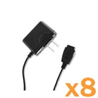 Univerzális hordozható LG VX6100 VI utazási adapter R beépített kábelrel fekete 8 csomagban