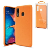 Samsung Galaxy egy búza korpa szilikon telefon tok narancssárga