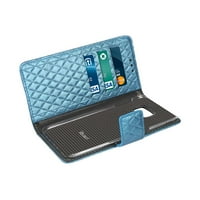 Samsung Galaxy S Edge és Rhombus Wallet tok kék színű